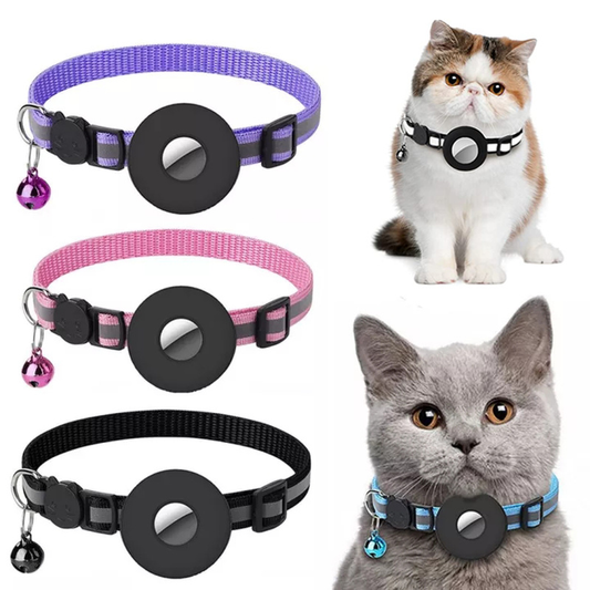Reflective Collar With Waterproof Holder Case For Airtag Air Tag