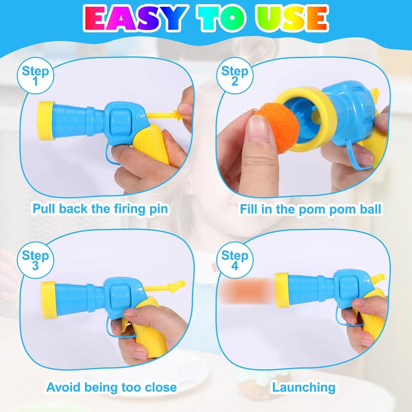 Cat Toy Ball Launcher Gun